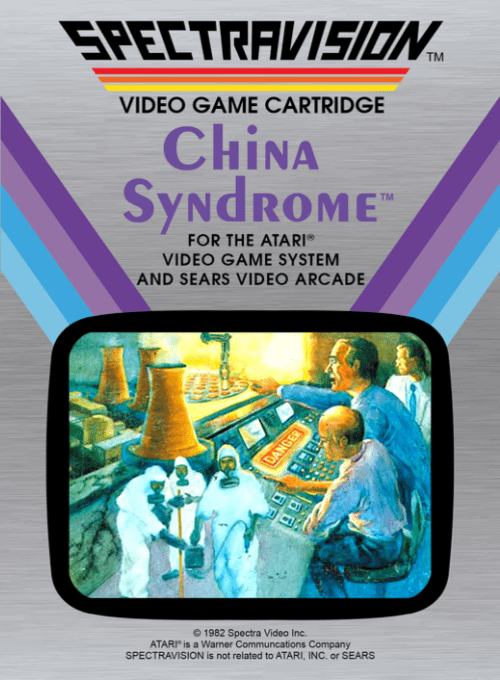 China Syndrome box art for Atari 2600